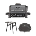 Woodfire Electric BBQ Grill & Smoker with Stand & Cover