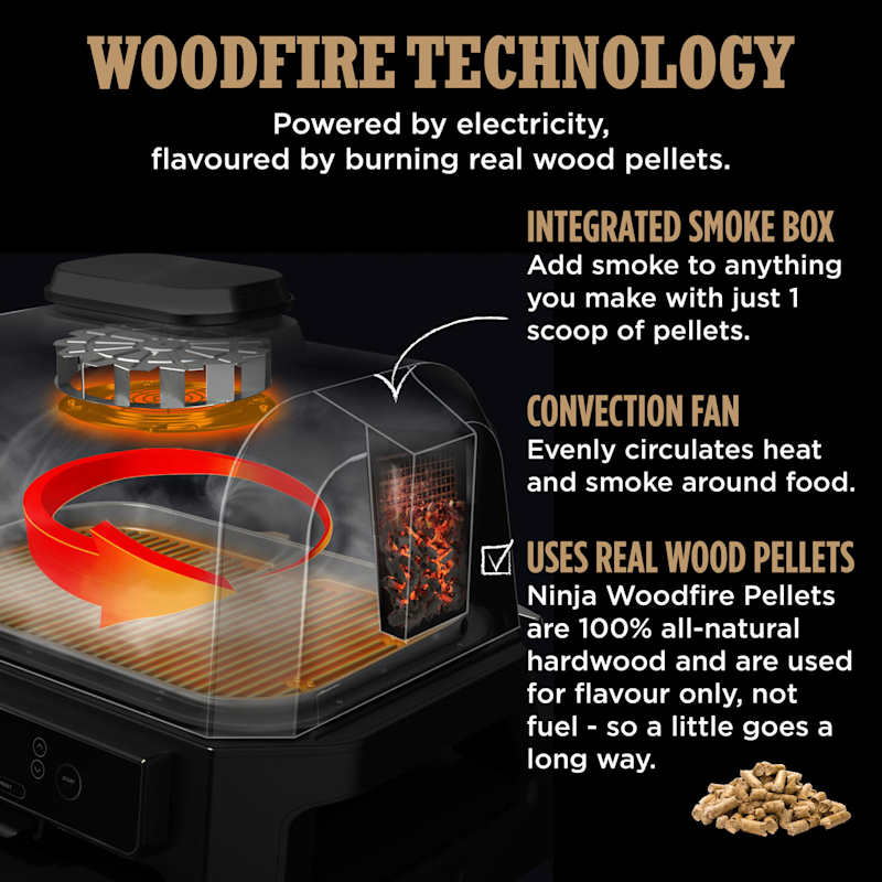 Woodfire Pro XL Electric BBQ Grill & Smoker