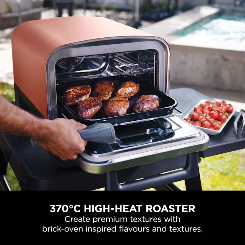 Woodfire Electric Outdoor Oven, Artisan Pizza Maker and BBQ Smoker