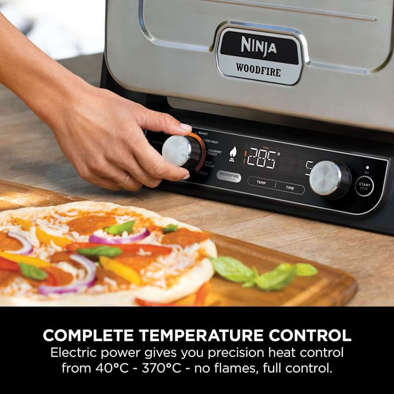 Woodfire Electric Outdoor Oven, Artisan Pizza Maker and BBQ Smoker