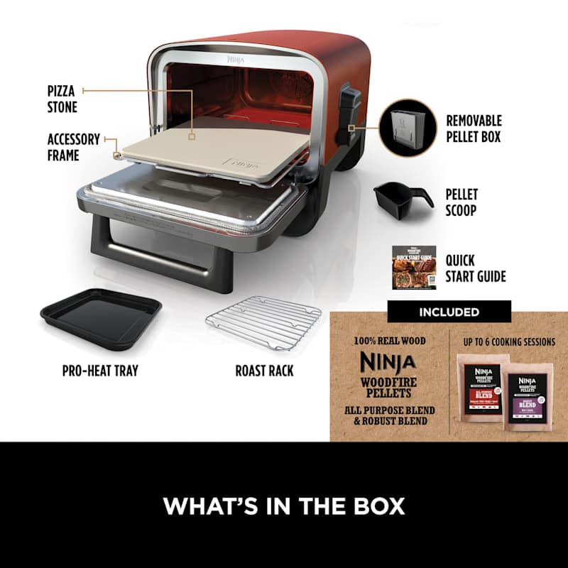 Woodfire Electric Outdoor Oven, Artisan Pizza Maker and BBQ Smoker