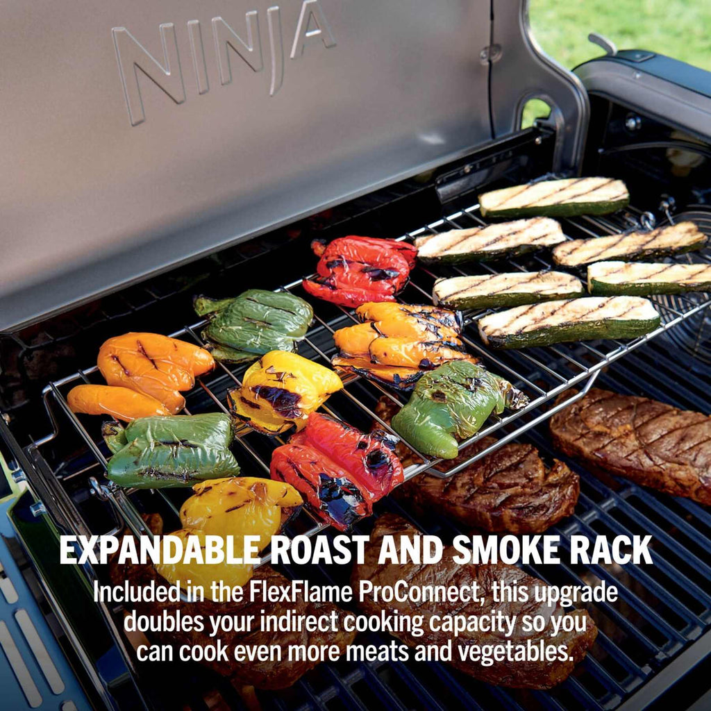 FlexFlame ProConnect Gas BBQ & Outdoor Cooking System Ultimate 5-in-1 Bundle - Black & Stainless Steel