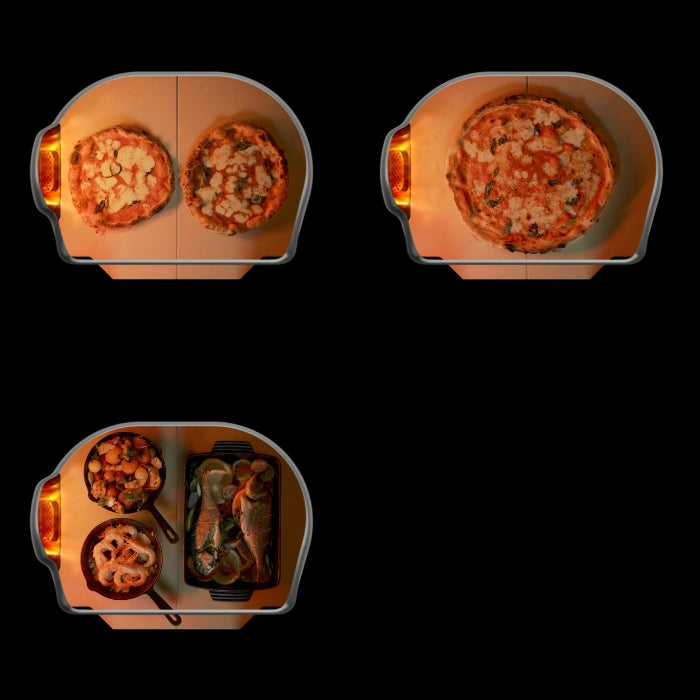Dome Gen 2 Off Black Multi Fuel Pizza Oven